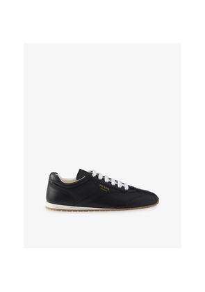 Womens Prada Branded Leather Trainers