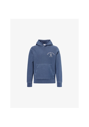 Mens Moncler Archive Logo-Print Cotton Hoody