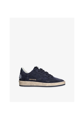 Womens Golden Goose Ball Star Suede Trainers