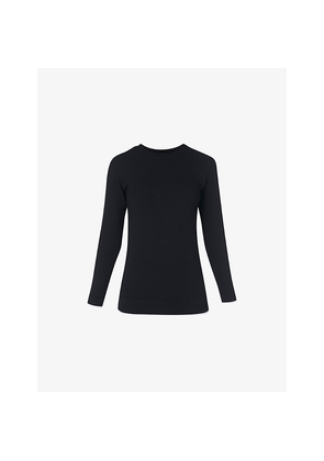 Womens Sweaty Betty Modal Crew Neck Base Layer Ski Top