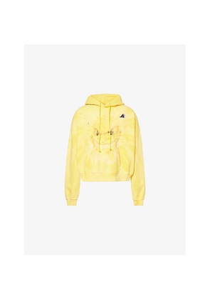 Mens Hellstar Mad Sun Printed Cotton-Jersey  Hoodie