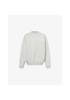 Womens Adanola Varsity Oversized Cotton-Jersey Sweatshirt