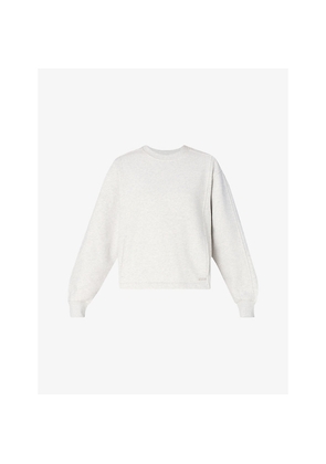Womens Sweaty Betty Premium Brushed Crewneck Cotton-Blend Sweatshirt