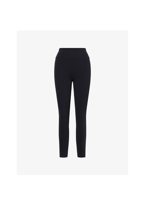 Womens Bo+Tee Thermal Base-Layer Stretch-Rib Legging