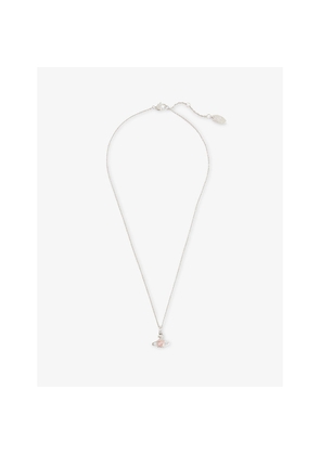 Womens Vivienne Westwood Jewellery Reina Brass and Cubic Zirconia Pendant Necklace