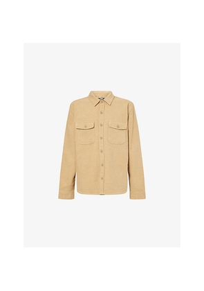 Mens Paige Seymore Patch-Pocket Cotton Overshirt