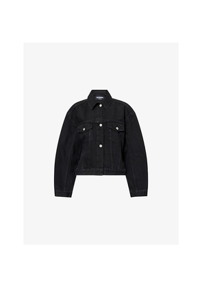 Womens Jacquemus La Veste Regular-Fit Denim Jacket