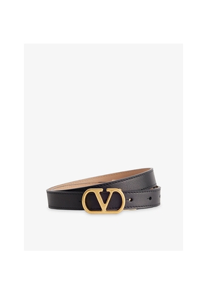 Womens Valentino Garavani Vlogo Signature Reversible Leather Belt