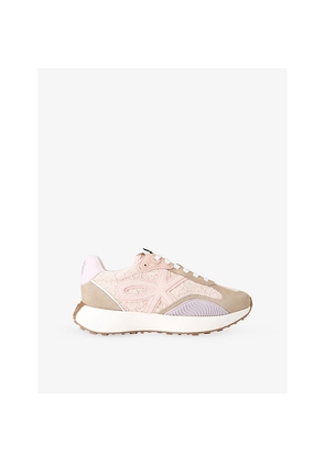 Womens KG Kurt Geiger Lettie Suede and Lace Trainers