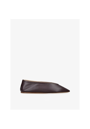 Womens Le Monde Beryl Luna Slipper Leather Flats