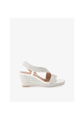 Womens Carvela Gala Jewel Woven Sandals