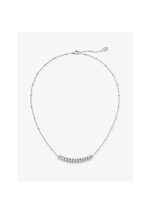 Clash De Cartier Small 18ct White-Gold Necklace