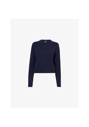 Womens Me And Em Round-Neck Cropped Cashmere Jumper