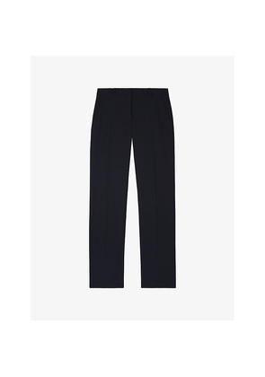 Womens The Kooples Straight-Leg Tailored Woven Trousers