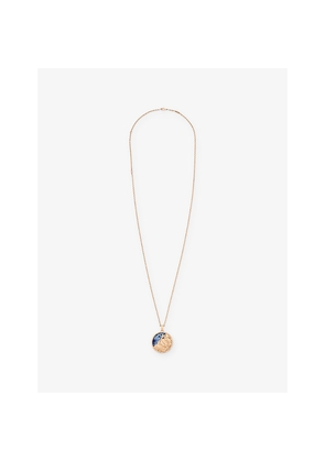 Womens Van Cleef & Arpels Zodiaque Pisces 18ct Rose-Gold and Sodalite Pendant Necklace