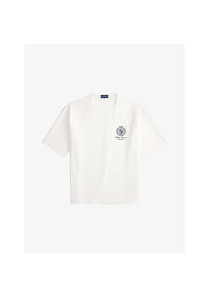 Mens Polo Ralph Lauren Crest-Print Relaxed-Fit Cotton-Jersey T-Shirt