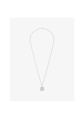 Womens Van Cleef & Arpels Zodiaque Medal Libra 18ct White-Gold Pendant