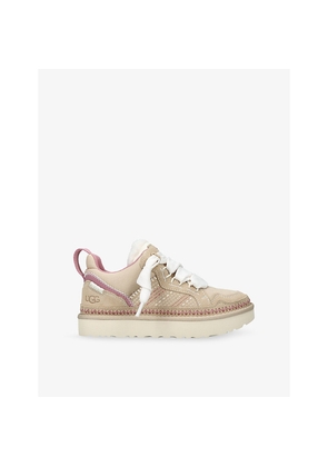 Womens UGG Lowmel Suede and Mesh Trainers