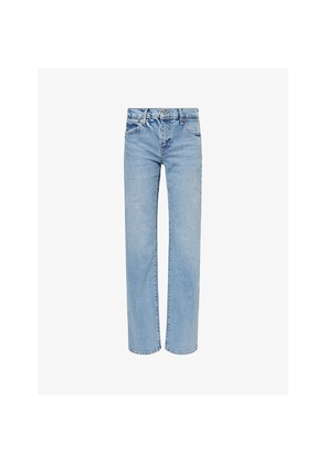 Womens Frame The Rodeo Bootcut Stretch-Denim Jeans