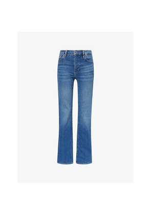 Womens Frame The Reboot Bootcut Stretch-Denim Blend Jeans