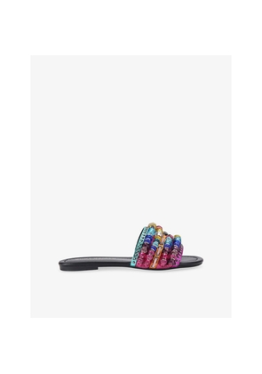 Womens Kurt Geiger London Southbank Beaded Flat Sandals