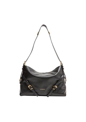 Voyou medium shiny leather bag