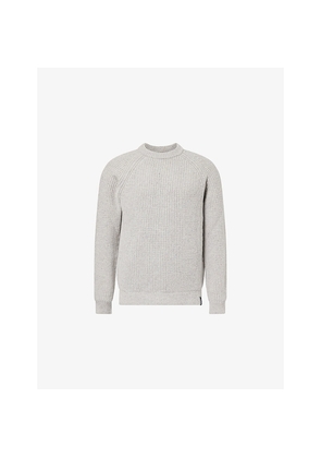 Mens Finisterre Mora Ribbed Wool Jumper