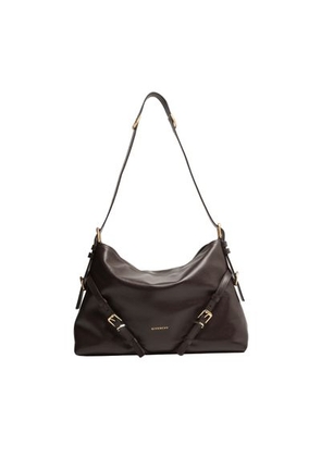 Voyou medium shiny leather bag