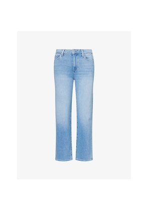 Womens Paige Mason Ankle-Leg Stretch-Denim Blend Jeans