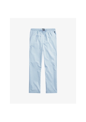 Mens Polo Ralph Lauren Gingham-Pattern Cotton Pyjama Bottoms