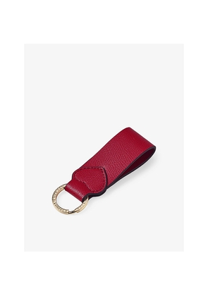 Womens Aspinal Of London Loop Leather Keyring