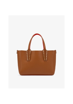 Womens Christian Louboutin Cabata Soft Mini Calf-Leather Tote Bag