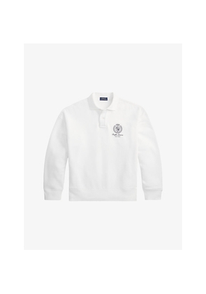 Mens Polo Ralph Lauren Relaxed-Fit Fleece Graphic Cotton-Jersey Sweatshirt