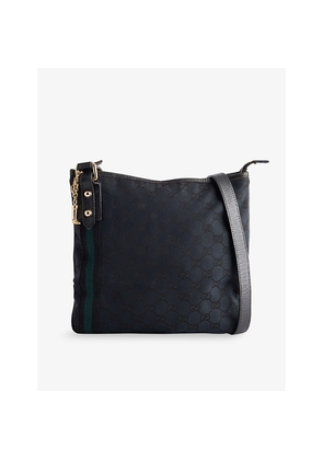 Womens Reselfridges Pre-Loved Gucci GG Jolicoeur Canvas Crossbody Bag