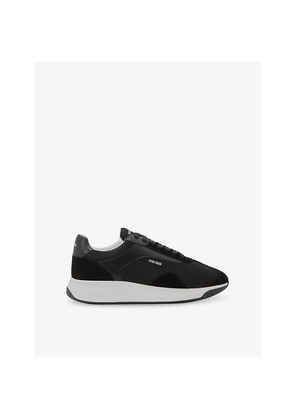 Mens Reiss Emmett V2 Bonded-Leather Suede Running Trainers