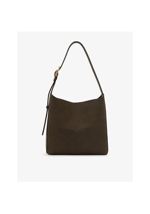 Womens Reiss Greta Suede and Leather Tote Bag
