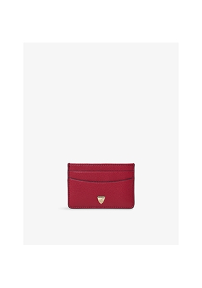 Womens Aspinal Of London Branded Leather Card Holder