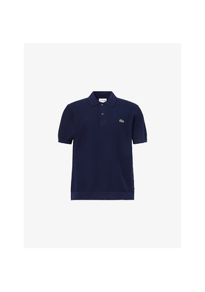 Mens Lacoste Regular-Fit Logo-Patch Cotton Polo Shirt