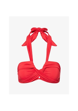 Womens Seafolly Collective Halter-Neck Bikini Top