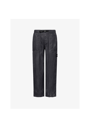 Mens Stone Island Reflective Relaxed-Fit Woven Trousers