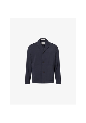 Mens Corneliani Classic-Collar Slip-Pocket Wool Jacket