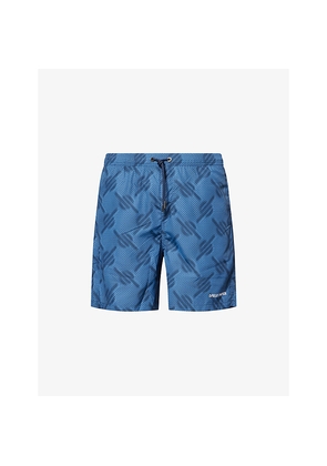 Mens Daily Paper Dotted Monogram Swim Shorts