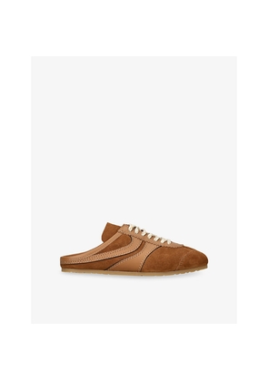 Womens Dries Van Noten Dustin Suede Mules