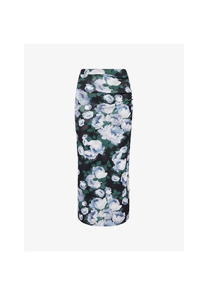 Womens Stella Mccartney Bunch Of Roses Mesh Maxi Skirt