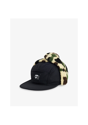 Mens A Bathing Ape Camo Puffy Flight Cap