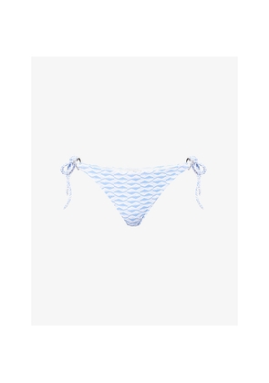 Womens Heidi Klein Tinos Tie-Side Bikini Bottoms