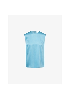 Womens Stella Mccartney Sleeveless Satin Top
