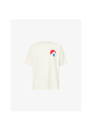 Mens Rhude Moonlight Regatta Graphic Cotton-Jersey T-Shirt