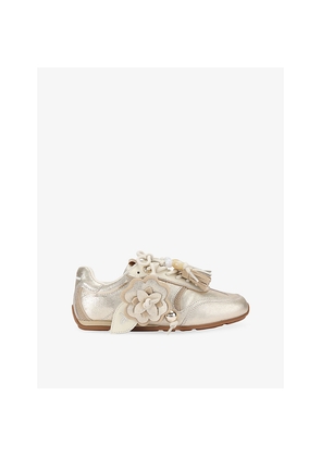 Womens KG Kurt Geiger Lennon Leather Trainers