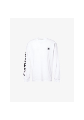 Mens Carhartt WIP Archive Script Cotton-Jersey T-Shirt